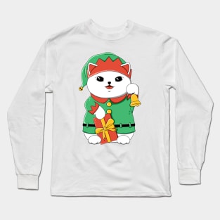 Elf Lucky Cat Long Sleeve T-Shirt